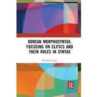 Korean Morphosyntax von Taylor and Francis