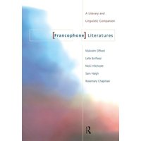 Francophone Literatures von Taylor & Francis Ltd (Sales)