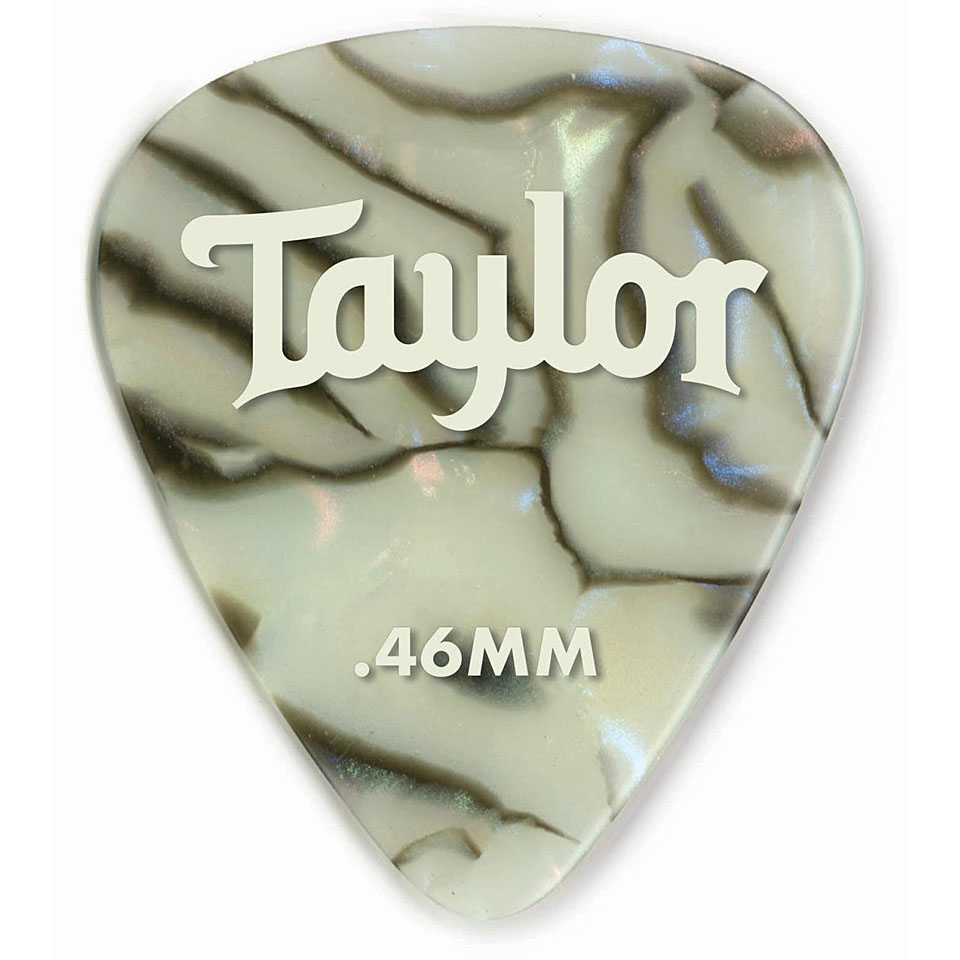 Taylor Celluloid 351 Abalone .46mm (12 Stk) Plektrum von Taylor