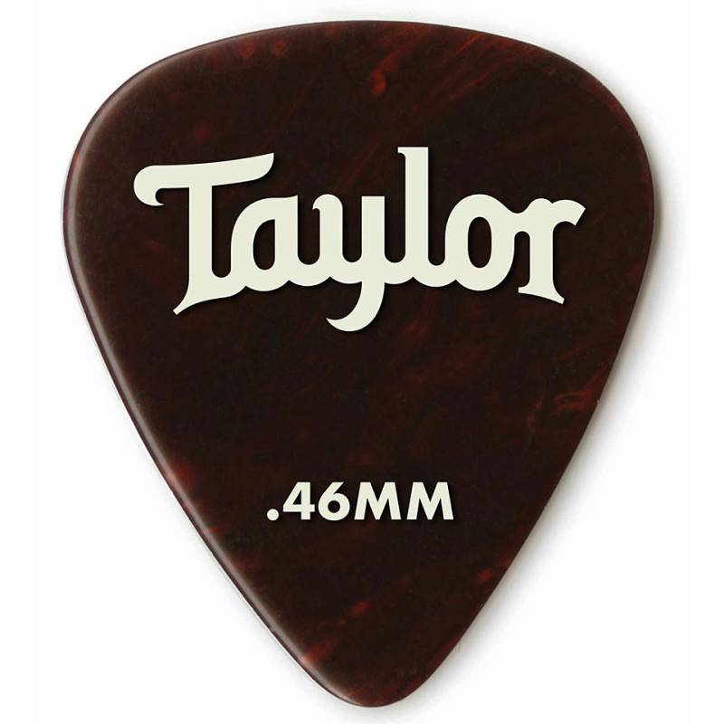 Taylor Celluloid 351 Tortoise .46mm (12Stk) Plektrum von Taylor