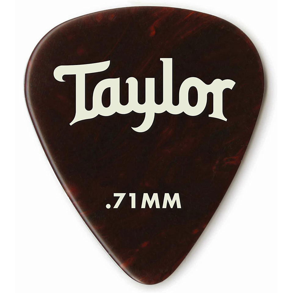 Taylor Celluloid 351 Tortoise .71mm (12Stk) Plektrum von Taylor