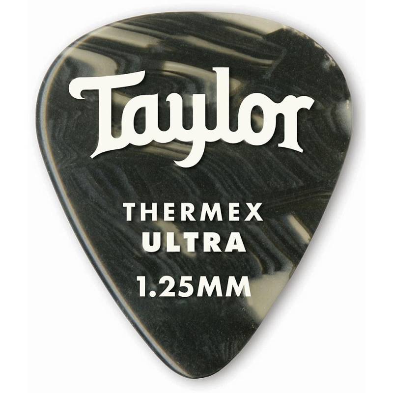 Taylor Thermex 351 Black Onyx 1.25mm (6Stk) Plektrum von Taylor