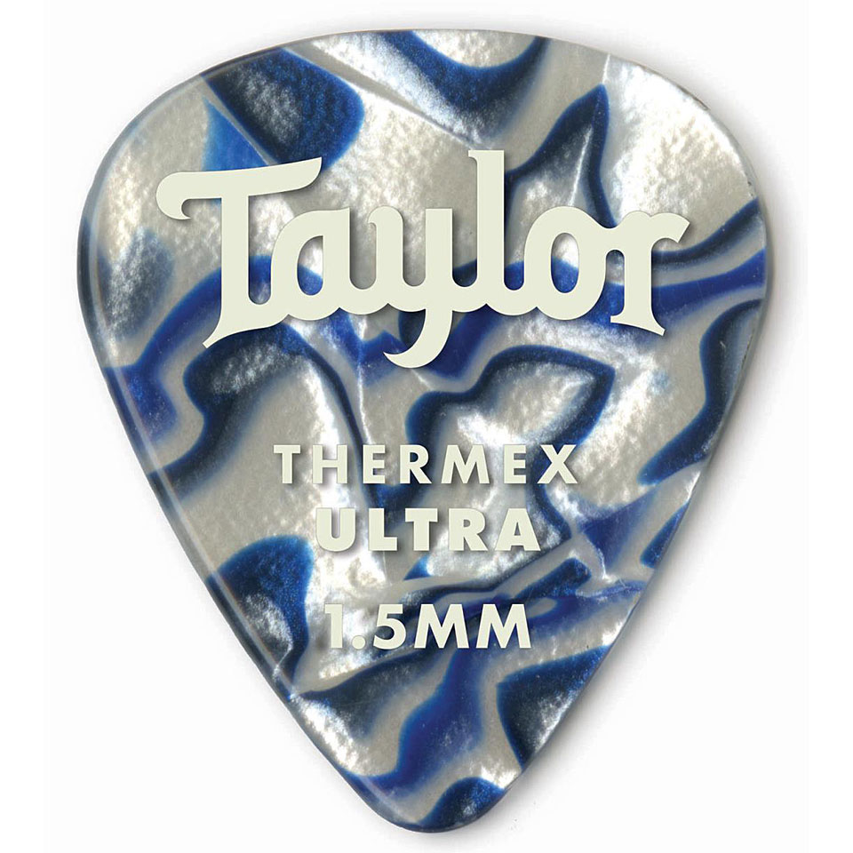 Taylor Thermex 351 Blue Swirl 1.5mm (6Stk) Plektrum von Taylor