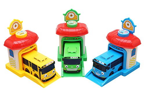 The Little Bus Tayo Shooting Car Bus and Staion Set Rogi Tayo Rani by Tayo the Little Bus von Tayo