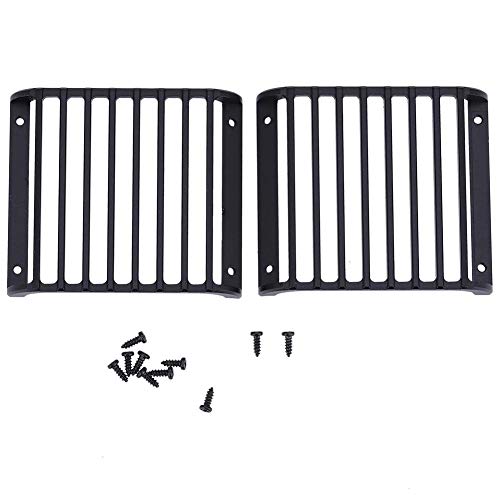 2Pcs Lamp Guard Grille, Rc Front Lamp Guard Metall Scheinwerfergitter Mit Schraube Fit Für TRX-4 Rc Crawler Vehicle Trx4 von Tbest