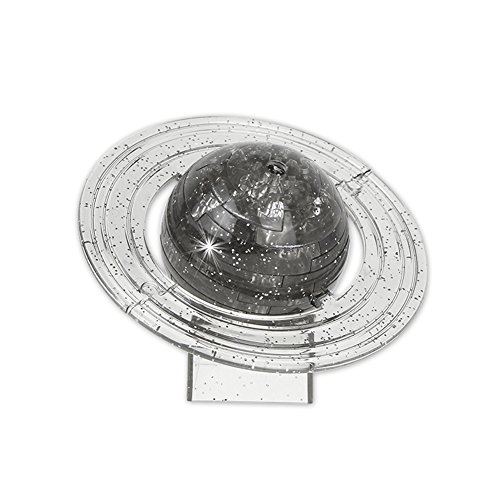 3D Crystal Puzzles for Adults,3D Krll Puzzle,3D Krllblöcke Durchscheinende DIY Puzzle Blöcke Saturn-förmige Baugruppe Brain Teaser Toy,lustiges Modell Spielzeug für Kinder von Tbest