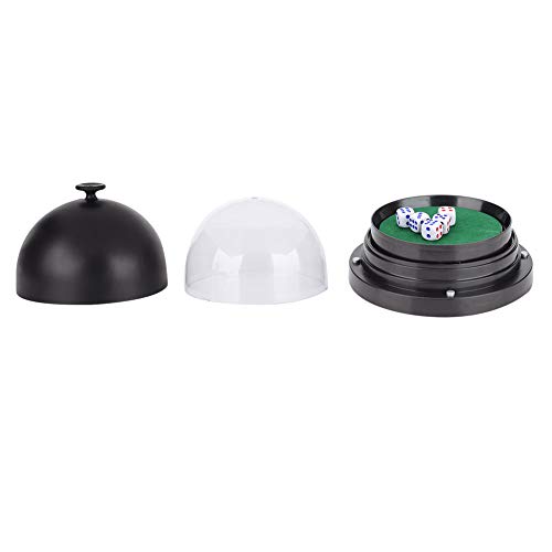 automatischer würfelbecher,Automatische Dice Roller Cup, Professionelle KTV Pub Bar Handschütteln Würfelbecher Shaker Batteriebetrieben mit 5 Würfeln Für Casino Party Ratespiel Spielen von Tbest