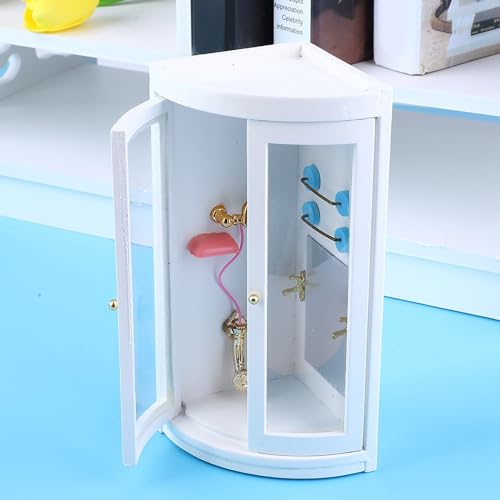 Dollhouse ARY Dollhouse Badezimmerpuppe Haus Duschbad Dollhouse Badezimmer Dollhouse Duschzimmer Dollhouse ARY, 1: 12 Holzpuppenhaus ARY Badezimmer Duschbad Modell für Puppen Dollhouse ARY Dollhouse Badezimmerpuppe Haus Duschbad Dollhouse Badezimmer Dollhouse Duschzimmer Dollhouse ARY, 1: 12 Holzpuppenhaus ARY Badezimmer Duschbad Modell für Puppen von Tbest