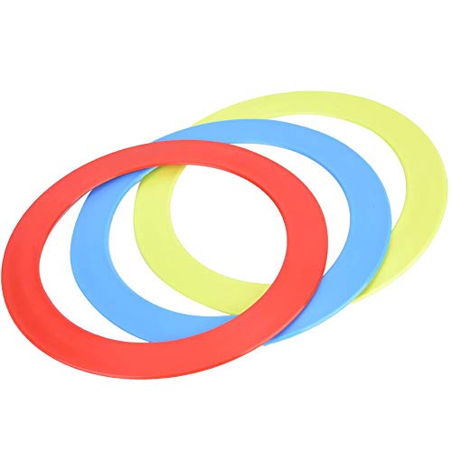 Tbest Jlierringe,Jlierreifen, Jlierreifen,Jlierringe 3Er-Set Jlieren Ringe Springringe Spiel Sportspielzeug Plastikwerfringe Toss Rings Spiele Für Kinder Jungen Und Mädchen Zugsprungfäh von Tbest