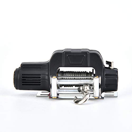 RC Winch Controller, Kabelloser RC Crawler Winch Controller mit Controller Box, Winde, Schrauben, Muttern, Aufkleber(Schwarz) von Tbest