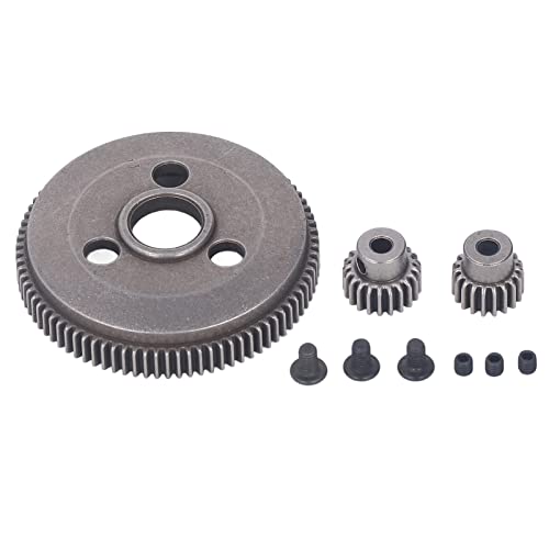RC-Zahnradsatz, 86T Stirnrad und 19T 21T Ritzel Zahnrad Stirnrad und Ritzel Zahnradsatz für Traxxas Slash 2WD 1/10 für Rustler 2WD für Stamped 2WD von Tbest