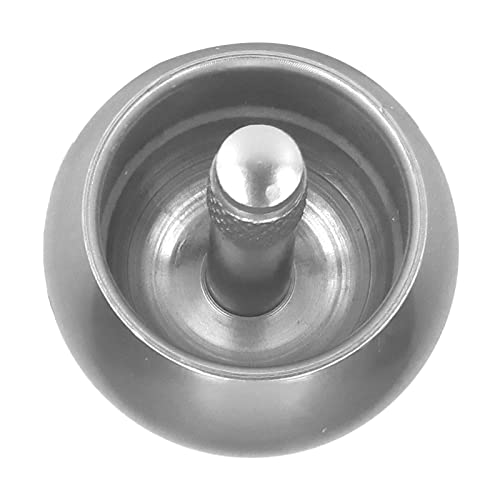 TBEST NING, 2PCS FINDELLEL Stahl STAHR AUTOMATISCHE FLIP -Phils STEOTE Metal -TIME mit Aufbewahrungstasche für Spielzeuggifer (Silver) von Tbest