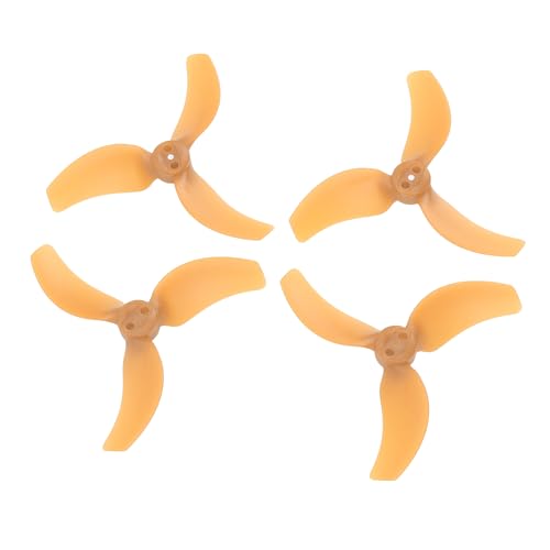 Tbest 2 Paare RC -Drohnen -Propeller, Leichte Propellerblätter mit Aufbewahrungsbox für Avata 2 Drohnenzubehör (ORANGE) von Tbest