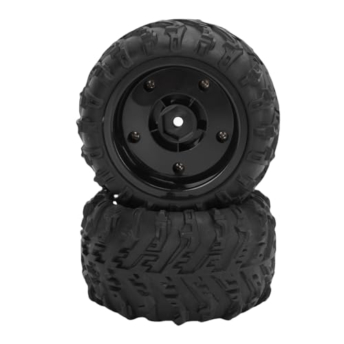 Tbest 2 Stück Rc Reifen, Universal Anti Slip 85mm Gummi Ersatz für Hbx 1/16 Modell Rc LKW Reifen von Tbest