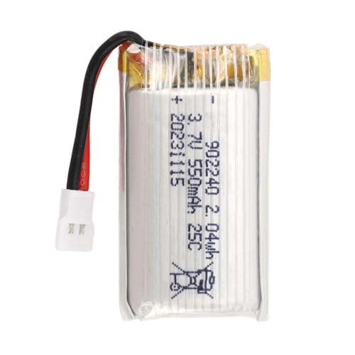 Tbest 3,7 V 550 MAh Drohnen-Lithiumbatterie, UAV-Lipo-Batterie mit XH2.54-Stecker für 902240 -Sensing-Flugzeuge Tbest 3,7 V 550 MAh Drohnen-Lithiumbatterie, UAV-Lipo-Batterie mit XH2.54-Stecker für 902240 -Sensing-Flugzeuge von Tbest