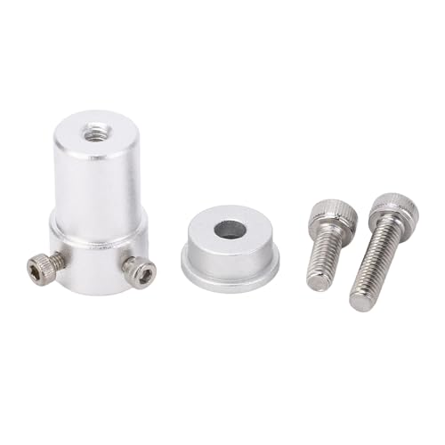 Tbest 3 Mm -Kupplung, Universelle Aluminiumlegierung DC Motorwelle Kopplung RC -Zubehör Zum Anschließen von Roboterrad von Tbest