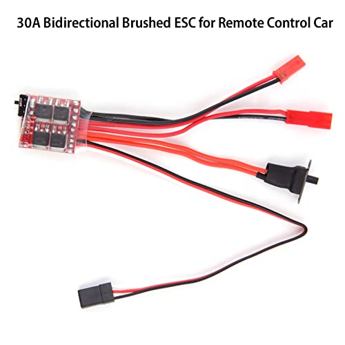 Tbest 30A Gebürstete Bidirektionale ESC mit Bremsfunktion für Fernbedienungsauto-Auto-Boot, 30A ESC für RC-Autoboot Li-po 2S/NI-MH/NI-CD 4-7Cell Tbest 30A Gebürstete Bidirektionale ESC mit Bremsfunktion für Fernbedienungsauto-Auto-Boot, 30A ESC für RC-Autoboot Li-po 2S/NI-MH/NI-CD 4-7Cell von Tbest