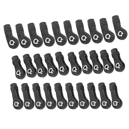 30pcs Bindage Rod End mit Kugeln Gelenkset, Ausgezeichneter Ersatz Ersatzteil Leichte Gewicht für 1/10 RC -Auto von Tbest