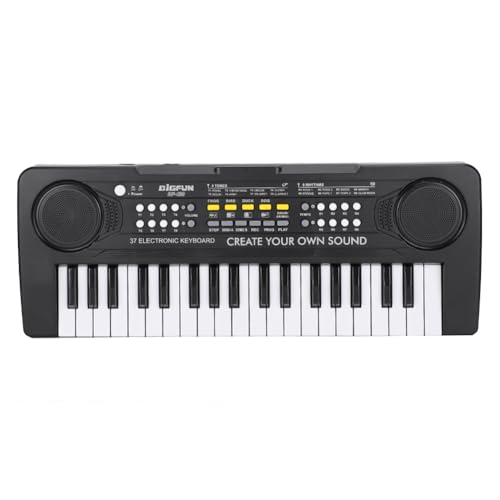Tbest 37 Key Electric Piano, USB -Bildungsmusikinstrument Kinder Spielzeug Tragbare Elektronische Tastatur Klavier für Kinder Erwachsene Anfänger (BF-420) von Tbest