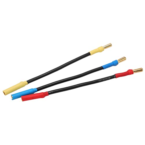 Tbest 4 Mm Bananenstopfen Männliches Weibliches Verlängerungskabel Kit mit Hitzebeständigem Silikonkabel - Ideal für RC -Autoboot Flugzeug ESC Anschluss 3PCs Tbest 4 Mm Bananenstopfen Männliches Weibliches Verlängerungskabel Kit mit Hitzebeständigem Silikonkabel - Ideal für RC -Autoboot Flugzeug ESC Anschluss 3PCs von Tbest
