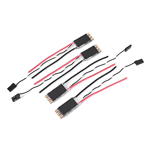 Tbest 4 Stück 30As Esc 26S Bürstenlose Esc-Upgrade-Tee-Passend für FPV Multicopter Quadcopter (Schwarz (Black) von Tbest