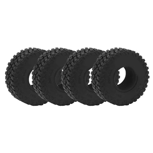 Tbest 4PC RC -Auto -Gummireifen, 55 X 22 Mm Verbesserter Schockschockschwamm Schauspieler für SCX24 1/24 Tracker Tbest 4PC RC -Auto -Gummireifen, 55 X 22 Mm Verbesserter Schockschockschwamm Schauspieler für SCX24 1/24 Tracker von Tbest