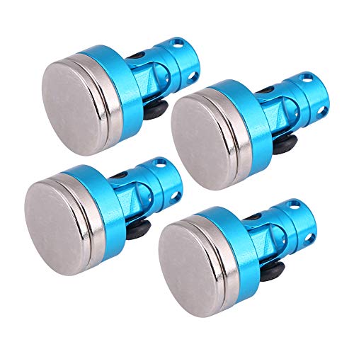 Tbest 4Pcs magnetische Heimlichkeit, RC Träger-Körper-Pfosten-Berg-Metallmagnet-Heimlichkeit für 1:10 RC Auto von Tbest