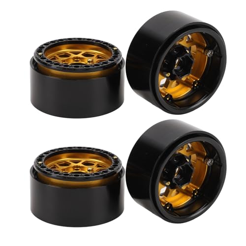 Tbest 4pcs RC Rad Hubs, Aluminiumlegierung 1:10 IFR -Skarn -Druckring -Ring -Rad für 1,9 Zoll Reifen von Tbest