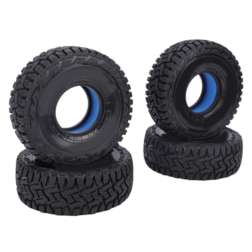 Tbest 4pcs RC -Reifen, 1,9 -Zoll -Stoßdämpfung Alle Terrain -Crawler -Reifen für 1/10 RC CAR SCX10 90046 W218 Tbest 4pcs RC -Reifen, 1,9 -Zoll -Stoßdämpfung Alle Terrain -Crawler -Reifen für 1/10 RC CAR SCX10 90046 W218 von Tbest