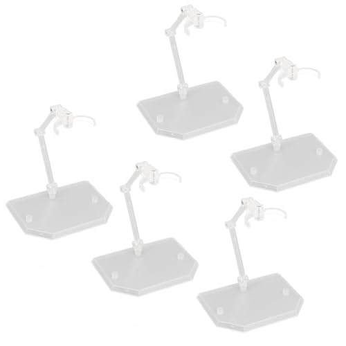 Tbest 5 Packs Anime -Figur -Stand, Transparente Aktionsabbildung Anzeige Halter Set Einstellbares Puppenbestand Multi -Funktional -Aktions -Figur -Basis für die Sammlung mit Größerer Tbest 5 Packs Anime -Figur -Stand, Transparente Aktionsabbildung Anzeige Halter Set Einstellbares Puppenbestand Multi -Funktional -Aktions -Figur -Basis für die Sammlung mit Größerer von Tbest