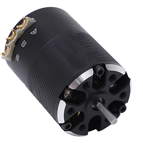 Tbest 540 Senserd Bürstenloser Motor Hochgeschwindigkeitsstabiler Ausgang für 1/10 RC Car Racing Aluminiumlegierung Kupfer Schwarz von Tbest