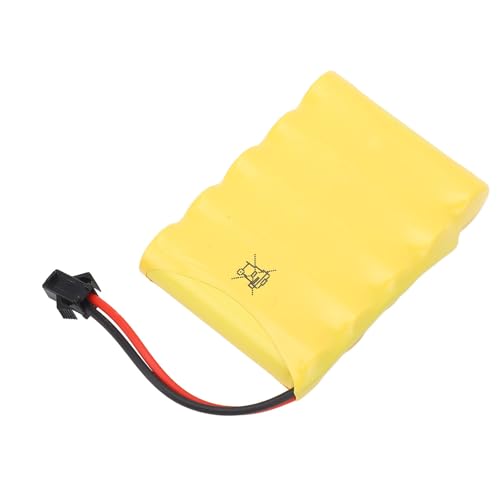 Tbest 6,0 V SM 2p Stecker Wiederaufladbarer Akku, RC -Car -Lithium -Akku mit SM 2p Stecker Leichtes Sicherheit RC Cars Lithiumbatterie von Tbest