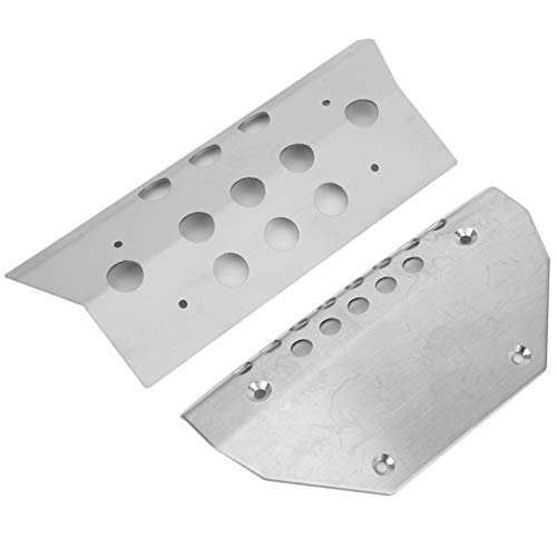 Tbest 6 Stück/Set RC Unterfahrschutz Set, RC Vorderachse Hinterachse Chassis Armor Set Skid Plate Kompatibel mit 6 G63 6-Rad-RC-Auto-Zubehör, Upgrades 6 Messing-Achsenteile von Tbest
