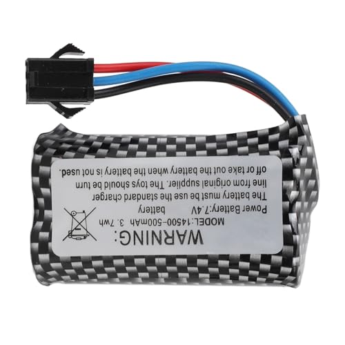 Tbest 7,4 V 500mAh RC -Auto -Lithiumbatterie, Austausch von Li -Ion -Batterie -Austausch durch das Gehäuse für 16A01 16A02 16A03 16A04, 16A08 und EIN Anderes 1/16 RC -Spielzeugauto Tbest 7,4 V 500mAh RC -Auto -Lithiumbatterie, Austausch von Li -Ion -Batterie -Austausch durch das Gehäuse für 16A01 16A02 16A03 16A04, 16A08 und EIN Anderes 1/16 RC -Spielzeugauto von Tbest