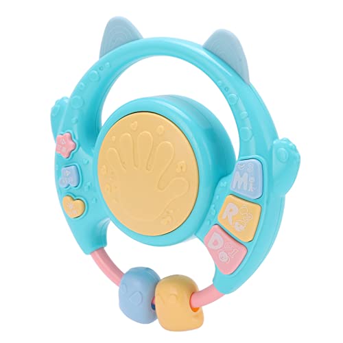 Tbest Baby Drum Toy Pädagogik -Geräuschspielzeug für Kleinkind, Zartes Baby -Kau Trommelspielzeug Zum Frühen Lernen seit über 3 Jahren Tbest Baby Drum Toy Pädagogik -Geräuschspielzeug für Kleinkind, Zartes Baby -Kau Trommelspielzeug Zum Frühen Lernen seit über 3 Jahren von Tbest