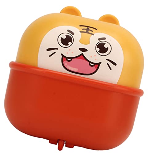 Tbest Baby Push and Go Animal Toy Car, Glänzend Trägheit Babyauto Spielzeug für Kleinkinder, Eltern -Kind -Interaktion Plastik Babyauto Spielzeug für 3 Jahre und Höher (Tiger) von Tbest