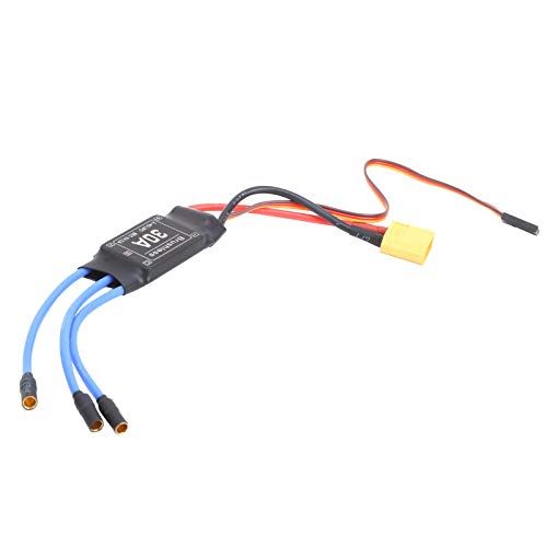 Tbest BrushlESC, 30A BrushlESC Elektrischer Geschwindigkeitsregler für RC Drone AirplaHelicopter FPV Zubehör von Tbest