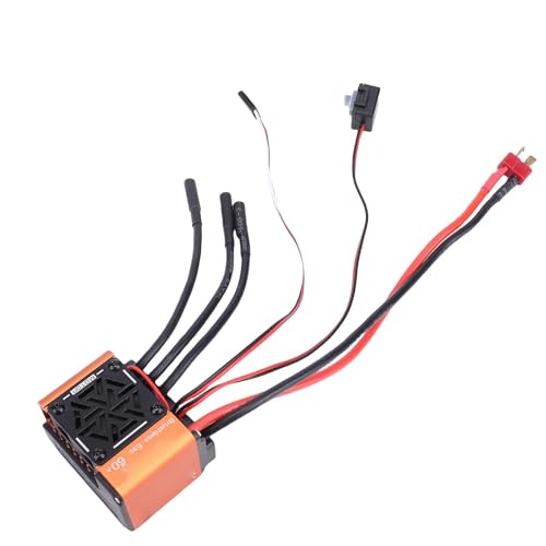 Tbest Bürstenloser ESC, Upgrade 60A 2-3s Motoranschluss Combo Elektrische Geschwindigkeitsregler für 1/10 1/12 RC-Auto Eingestellt Tbest Bürstenloser ESC, Upgrade 60A 2-3s Motoranschluss Combo Elektrische Geschwindigkeitsregler für 1/10 1/12 RC-Auto Eingestellt von Tbest