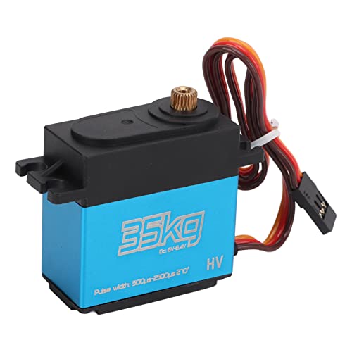 Tbest Coreless Motors Design 35 Kg Hochgeschwindigkeits -Metal -Gear Digitales Servo für RC Auto, Wasserdichtes Servosystem für 1/8 1/10 /12 Fernbedienung von Tbest