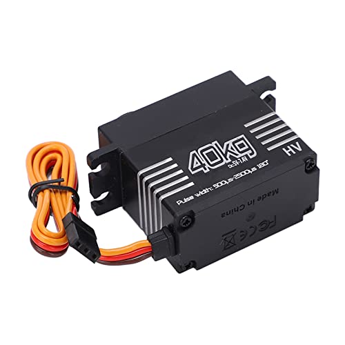 Tbest Digital-Servo, 2 Stück, 40 Kg, QY3240MG, Digital-Servo, Hochgeschwindigkeits-Metallgetriebe, Großes Digital-Servo für Sc1:8/1:10 RC-Car-Roboter von Tbest