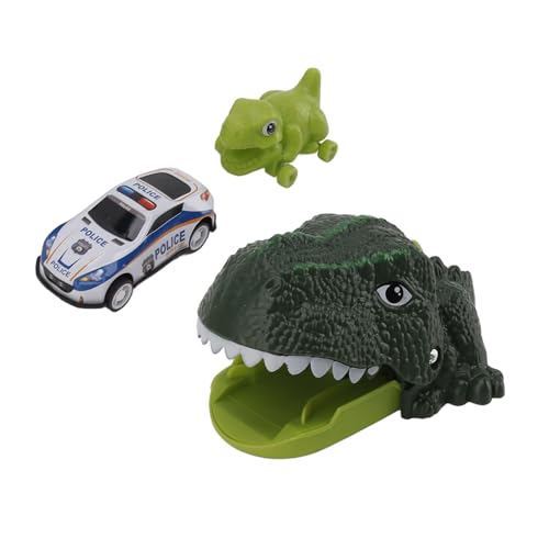 Tbest Dinosaurier -Spielzeugauto -Spaß Press Auswurfspiel für Bildungsgeschenk Jungen Mädchen Interaktives Spielzeug (Green) von Tbest
