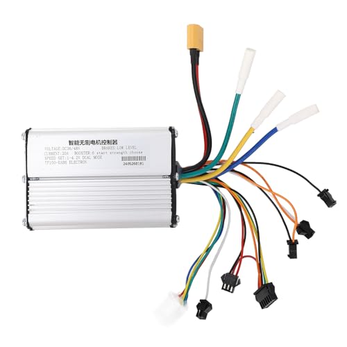 Tbest Elektrisch Bürstenloser Motor Controller, 36 V 48 V 20A Aluminium -Legierungspanel -Panel -Kit Elektrischer Scooter -Controller für M4 M4 Pro 10in Scooter Tbest Elektrisch Bürstenloser Motor Controller, 36 V 48 V 20A Aluminium -Legierungspanel -Panel -Kit Elektrischer Scooter -Controller für M4 M4 Pro 10in Scooter von Tbest