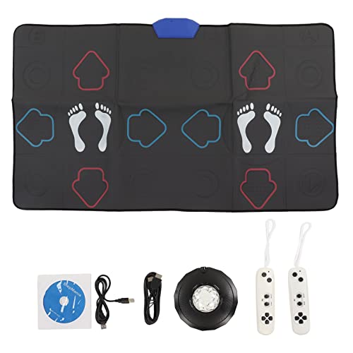 Tbest Elektronisches Tanzpad, AR-Kamera, Kabellose Körperinduktions-Tanzspieldecke, 76 Tanzlieder, 37 Sportspiele, 6 Kameraspiele für, Eltern, ältere Menschen Tbest Elektronisches Tanzpad, AR-Kamera, Kabellose Körperinduktions-Tanzspieldecke, 76 Tanzlieder, 37 Sportspiele, 6 Kameraspiele für, Eltern, ältere Menschen von Tbest