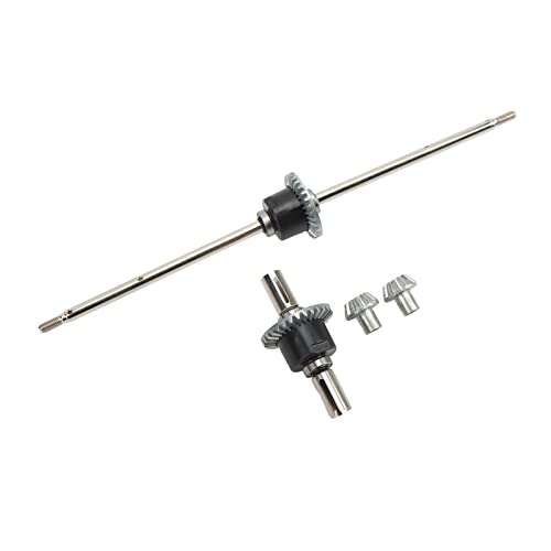 Tbest Ersatz-Differenzial Vorne und Hinten, Edelstahl-Metall-Differenzialgetriebe Vorne und Hinten, Ersatzteile für Wltoys 12428 12427 RC-Car Tbest Ersatz-Differenzial Vorne und Hinten, Edelstahl-Metall-Differenzialgetriebe Vorne und Hinten, Ersatzteile für Wltoys 12428 12427 RC-Car von Tbest