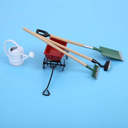 Tbest Exquisite Miniaturgartenbox -Farming -Werkzeuge Modell für Doll House Decor 1/12 Skala von Tbest