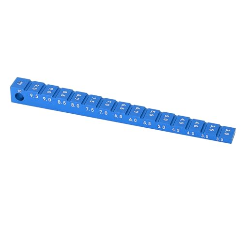 Tbest Fahrhöhenanzeige, Aluminiumlegierung 3-10 Mm RC -Autofahrhöhe. (Blue) von Tbest