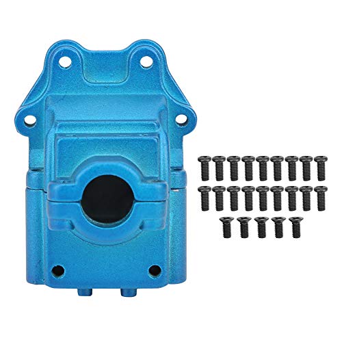 Tbest Getriebedeckelgehäuse, ferngesteuertes Auto Getriebe Obere/untere Abdeckung Shell Differentialgetriebe Kompatibel mit WLtoys 144001 Modell(Blau) Automodell Spielzeug von Tbest
