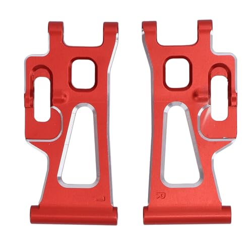 Tbest Hinterradaufhängung A Arme Set, Aluminiumlegierung Hintere Untere Armteile Auto -Upgrade -Teile für Hyper Go Rot von Tbest