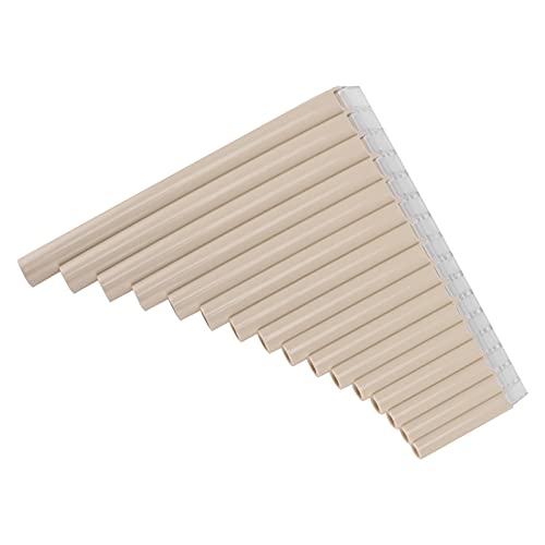 Tbest Hochwertige Ab -Pan -Flöte in C Schlüssel mit Kartontransportbeutel Geeignet für Kinder, Anfänger und Lehrpersonal Lernen und Spielen Sie mit Leichtigkeit (Beige) von Tbest