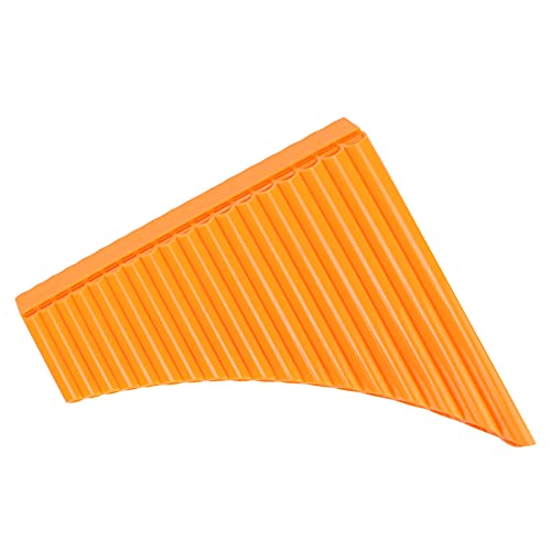 Tbest Hochwertige Ab -Pan -Flöte in C Schlüssel mit Kartontransportbeutel Geeignet für Kinder, Anfänger und Lehrpersonal Lernen und Spielen Sie mit Leichtigkeit (ORANGE) von Tbest